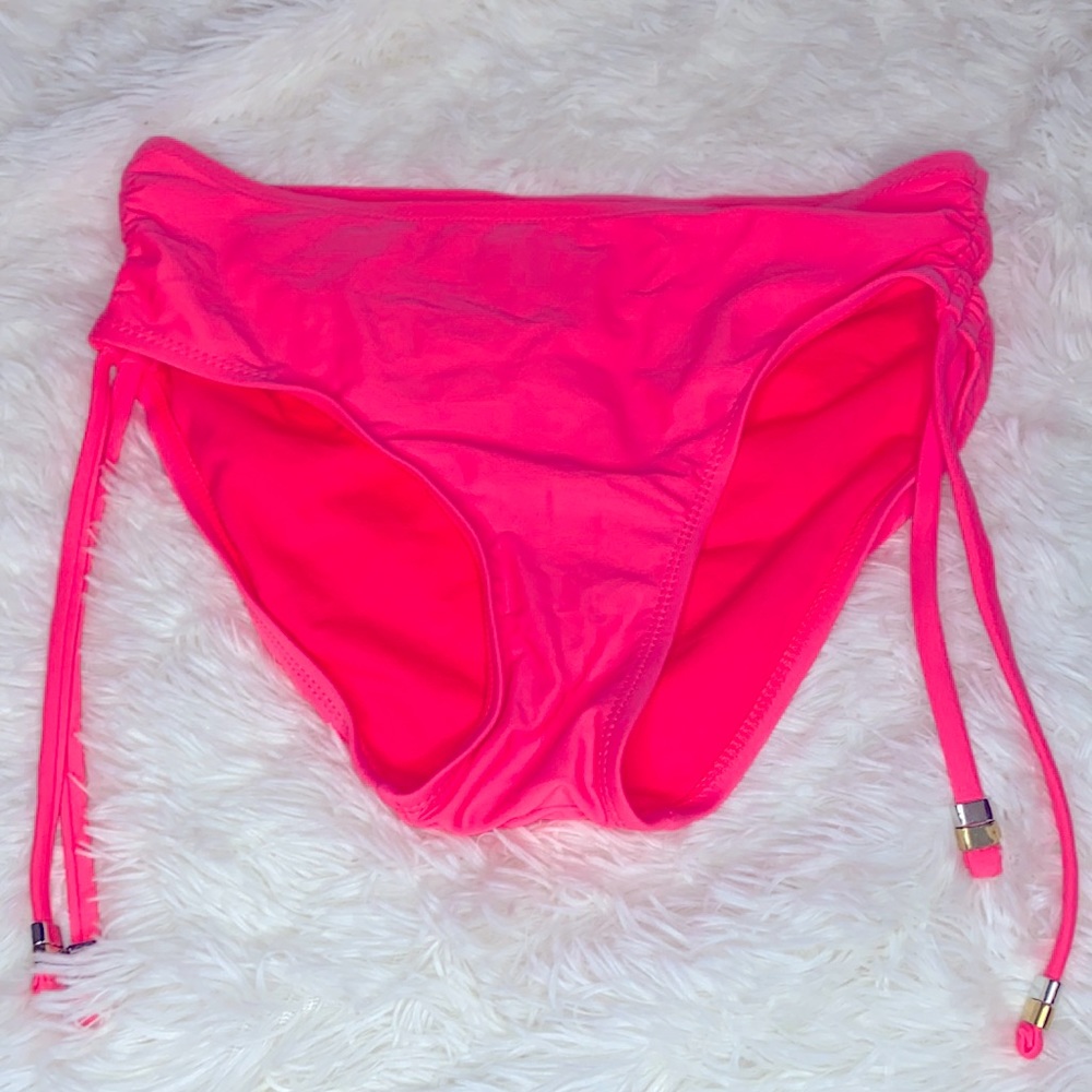 Collections by Catalina Hot Pink Bikini Swim Bottoms Size Small